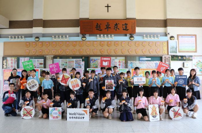 展望會攜手南榮國中響應世界地球日，以飢餓體驗培養學生「地球力」